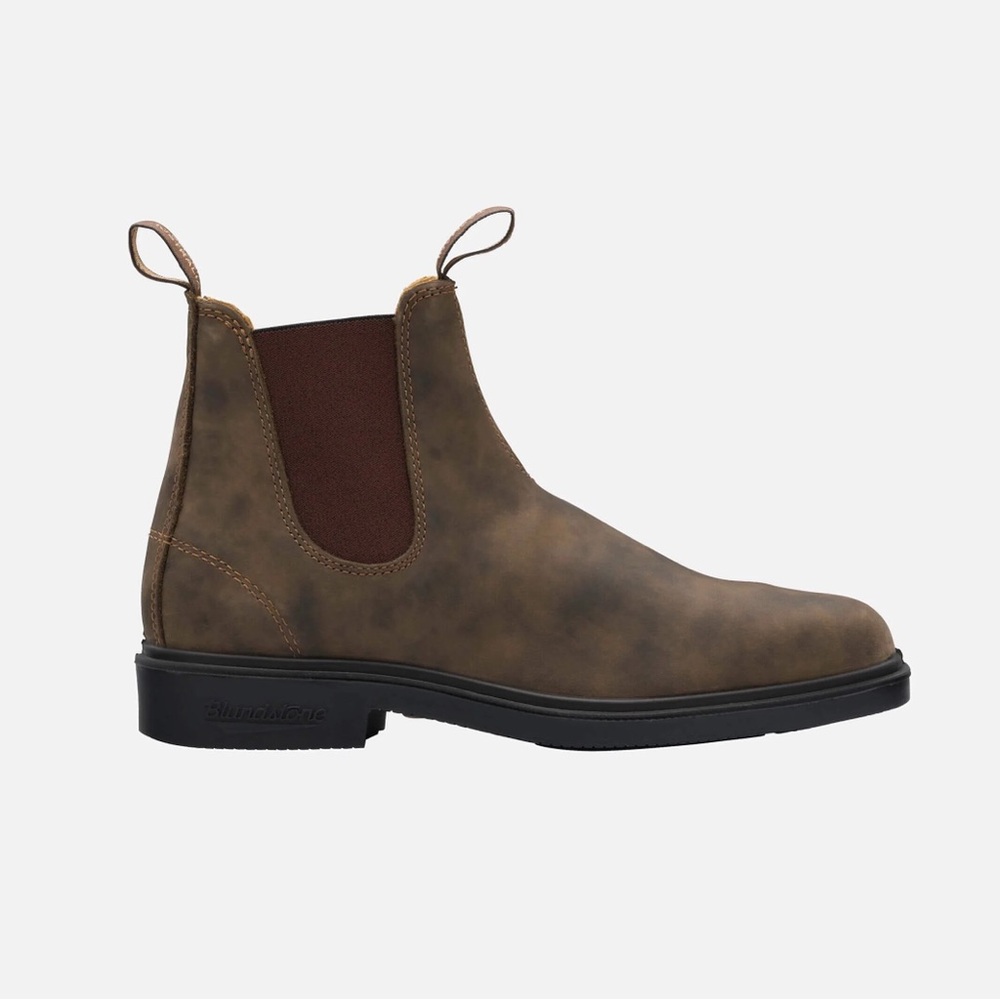 Blundstone Men's Distressed Brown Chelsea Boots